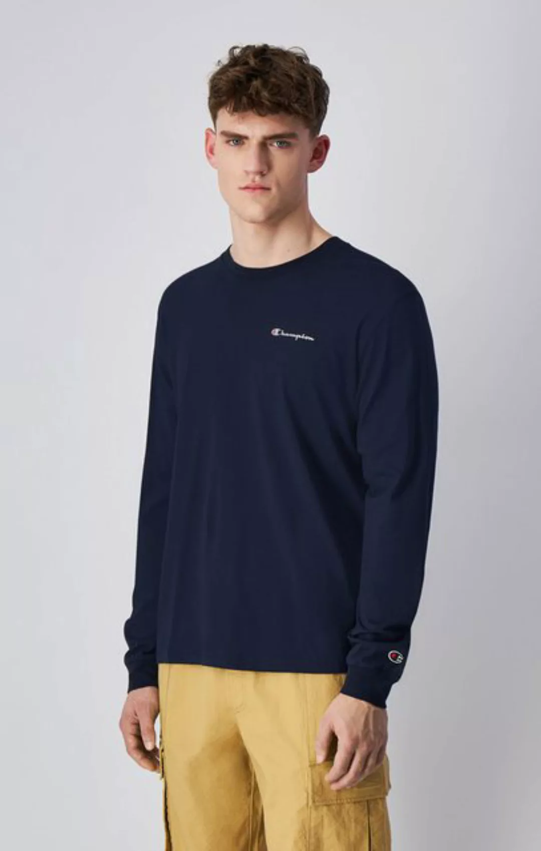 Champion Langarmshirt Crewneck Long Sleeve T-Shirt günstig online kaufen