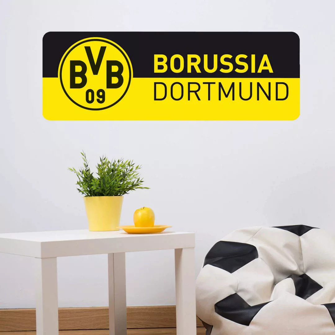Wall-Art Wandtattoo "BVB Schriftzug Banner", (1 St.) günstig online kaufen