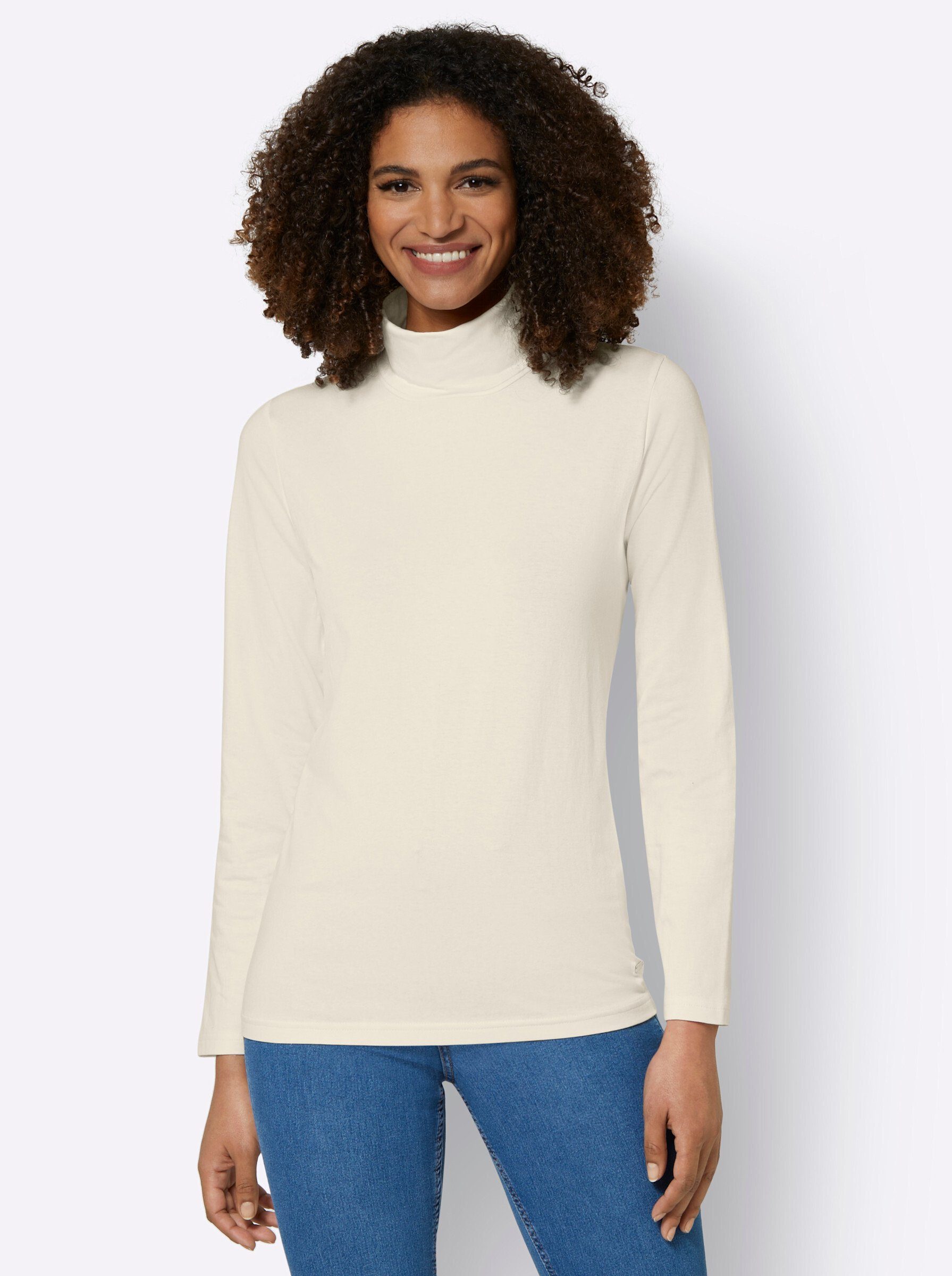 Casual Looks Rollkragenshirt "Rollkragen-Shirt", (1 tlg.) günstig online kaufen