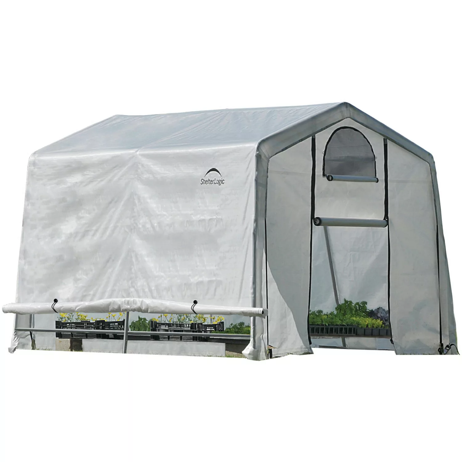 ShelterLogic Foliengewächshaus 9 m² 300 cm x 300 cm günstig online kaufen