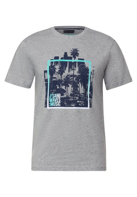 STREET ONE MEN T-Shirt, mit Wordingprint günstig online kaufen