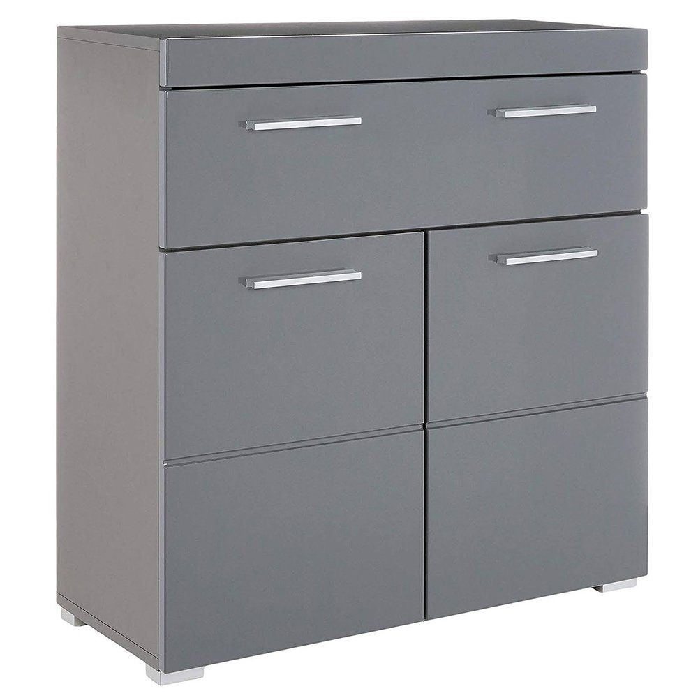 trendteam Sideboard Amanda, Badkommode Badezimmerschrank Grau günstig online kaufen