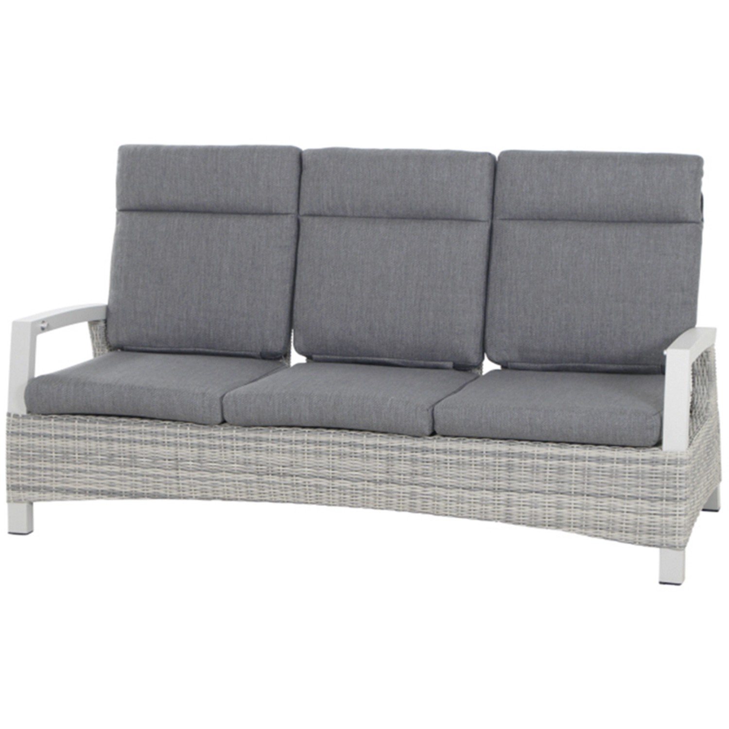 Siena Garden 3er Sofa Corido Icedgrey 87 cm x 206 cm x 103 cm günstig online kaufen