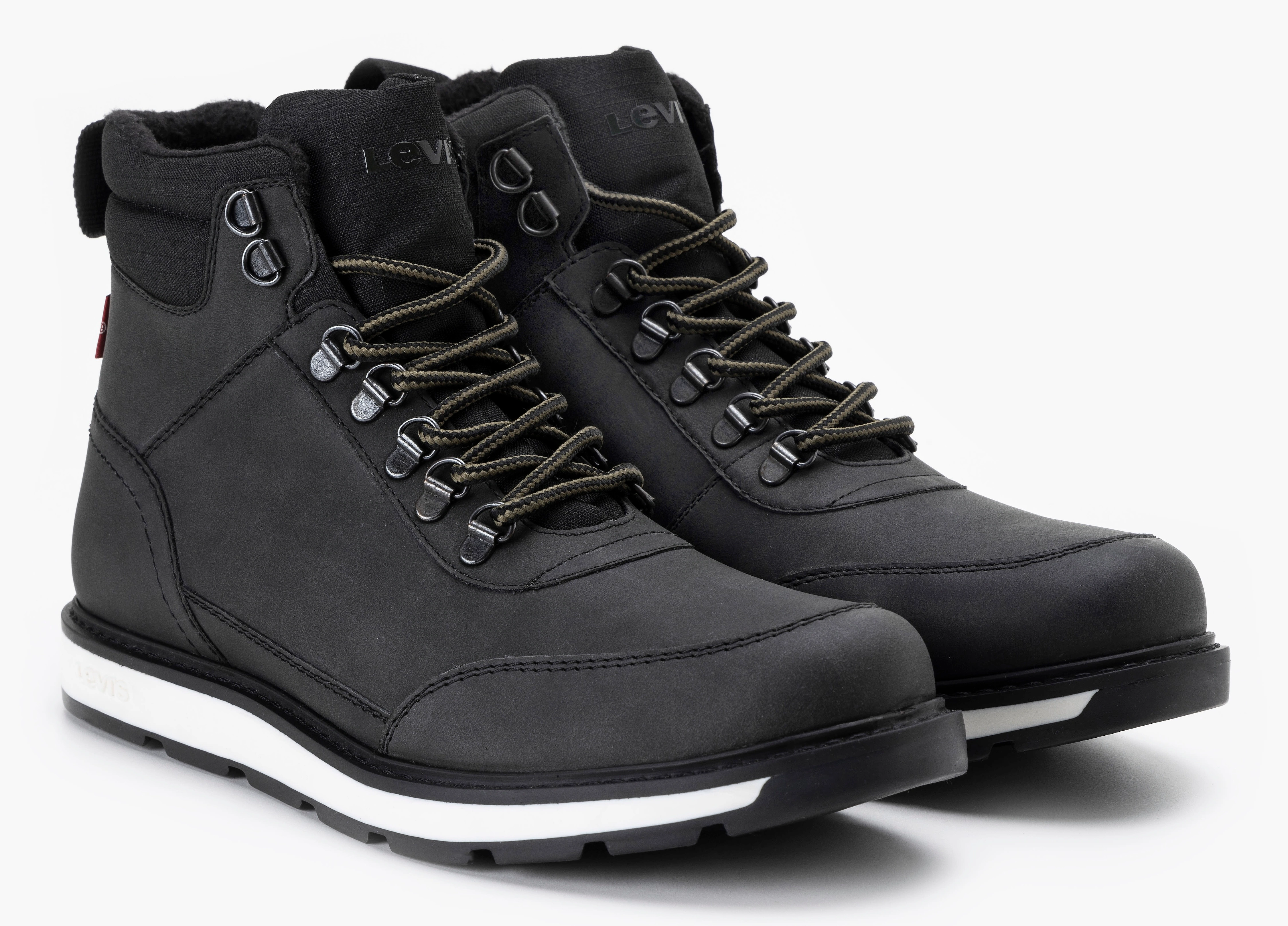 Levis Schnürboots "AXEL", Outdoorschuh, Schnürschuh, High Top-Sneaker mit S günstig online kaufen