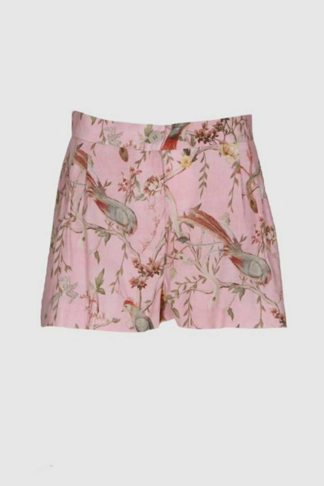 Boscana Bermudas Damen Hose kurze Hose Shorts mit floralem Druck in Rosa ex günstig online kaufen