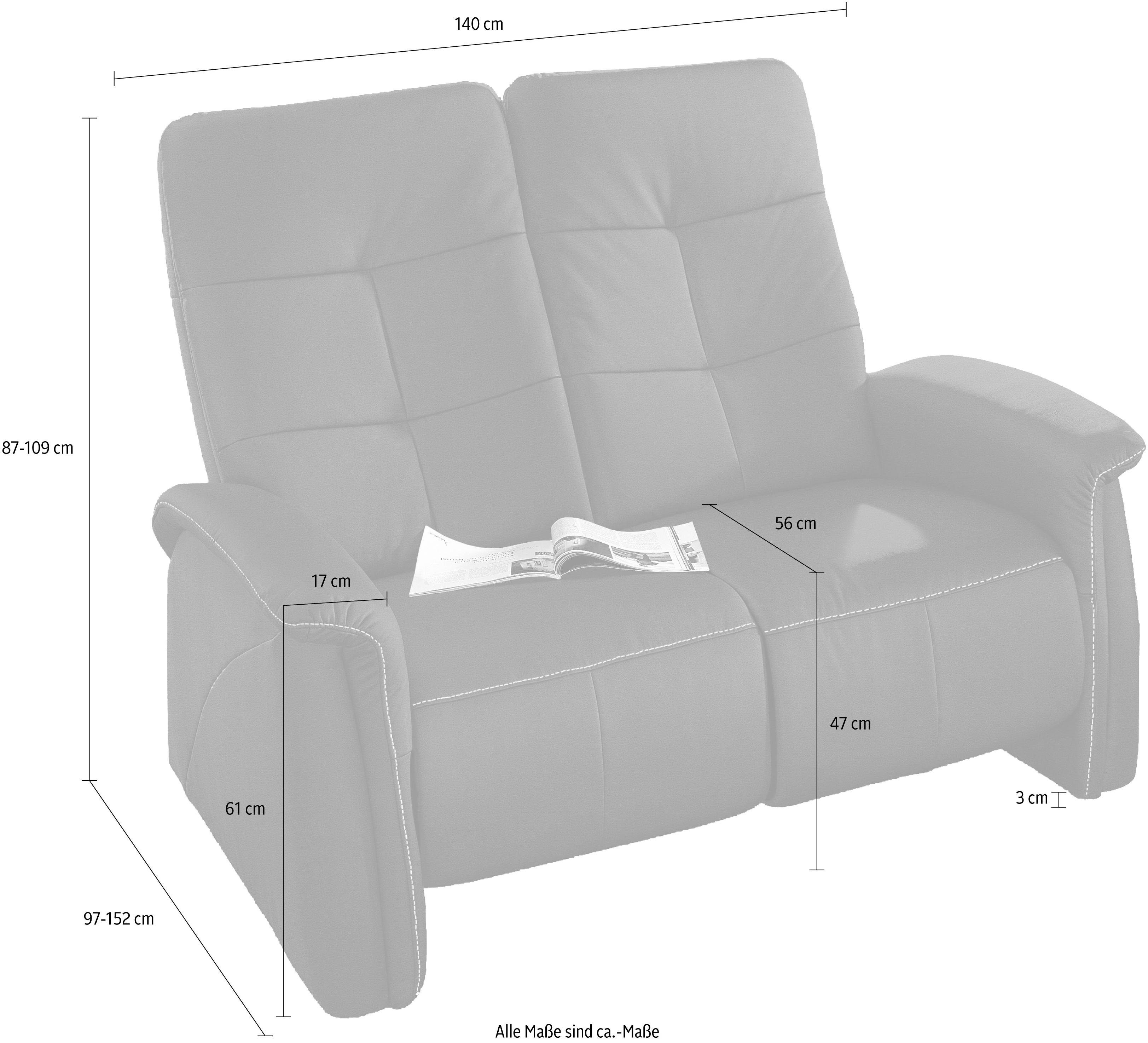 exxpo - sofa fashion 2-Sitzer Tivoli, günstig online kaufen