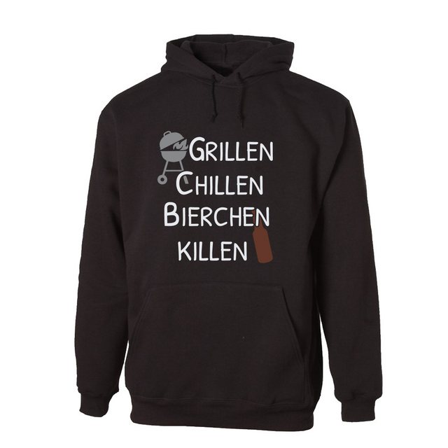 G-graphics Hoodie Grillen – Chillen – Bierchen killen Unisex mit trendigem günstig online kaufen