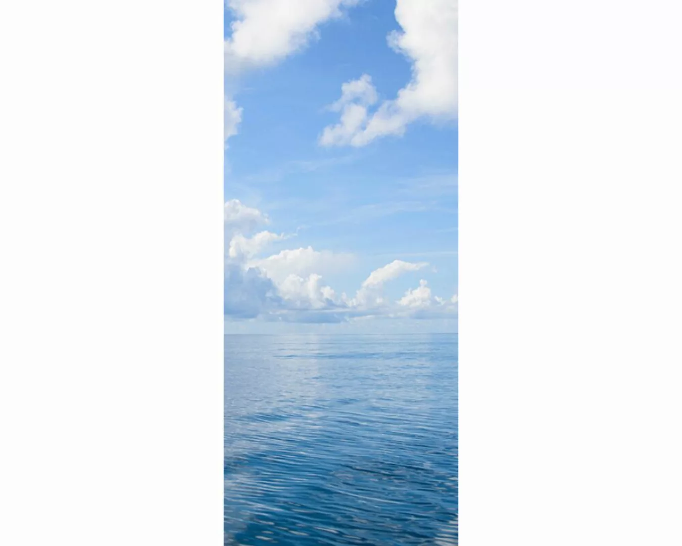 Trtapete "Wolken am Meer" 0,91x2,11 m / selbstklebende Folie günstig online kaufen