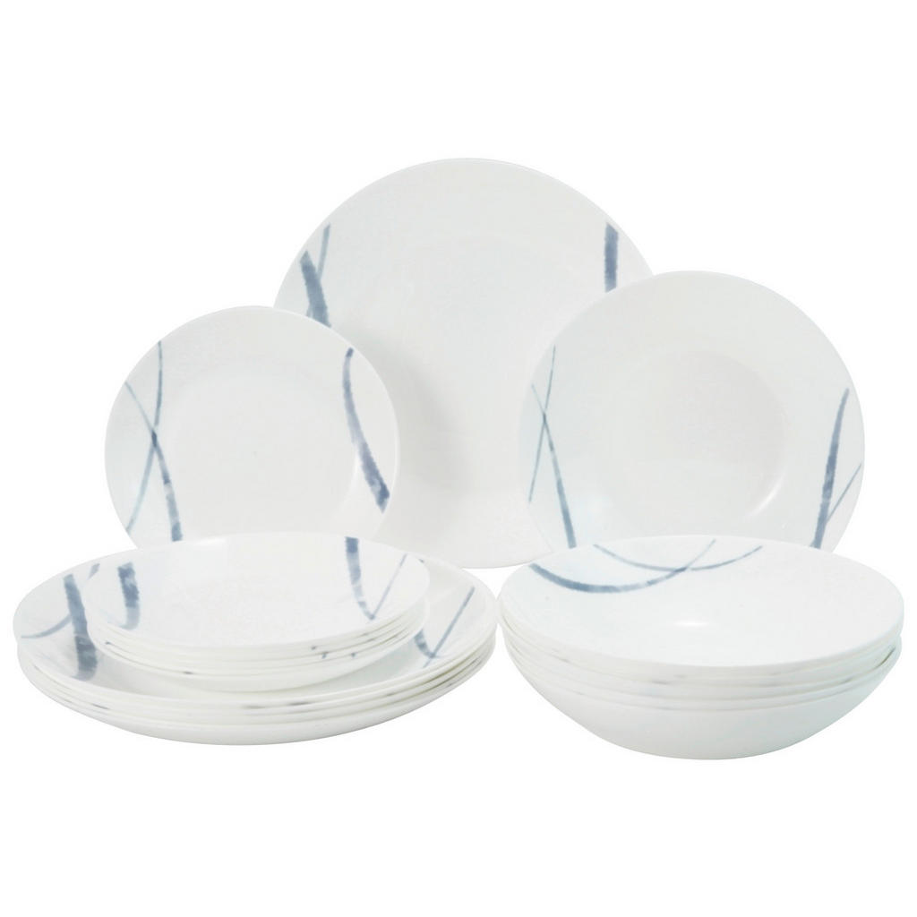 van Well Tafelservice »Geschirr-Set Madrid, Tafel-Set 18-teilig«, (Set, 18 günstig online kaufen