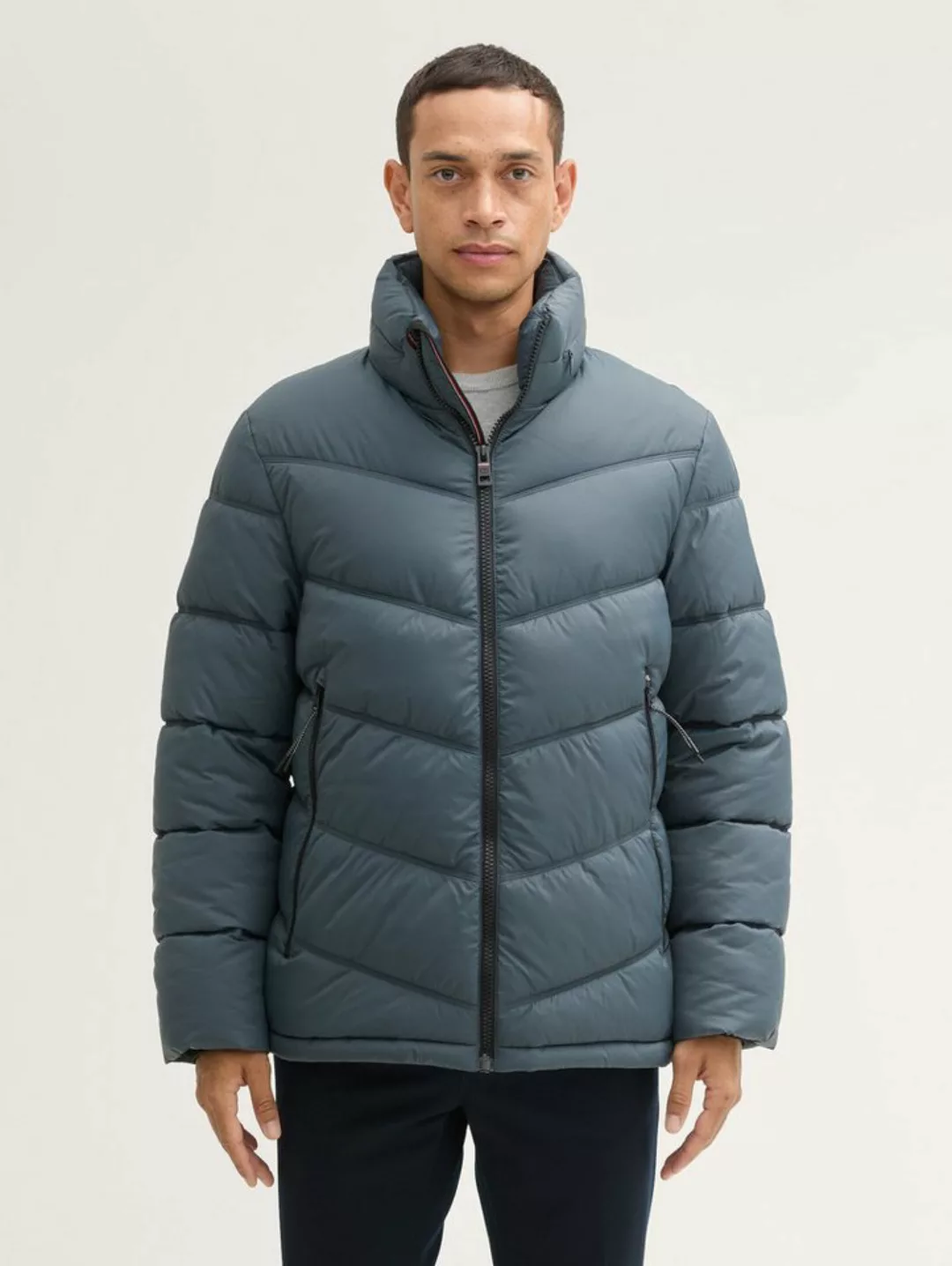 TOM TAILOR Winterjacke Pufferjacke mit verstaubarer Kapuze günstig online kaufen