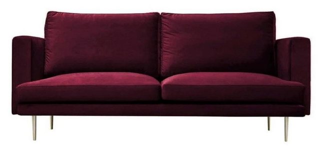 Xlmoebel Sofa Rotes Stoffsofa für das Wohnzimmer mit Design, Polsterung, He günstig online kaufen