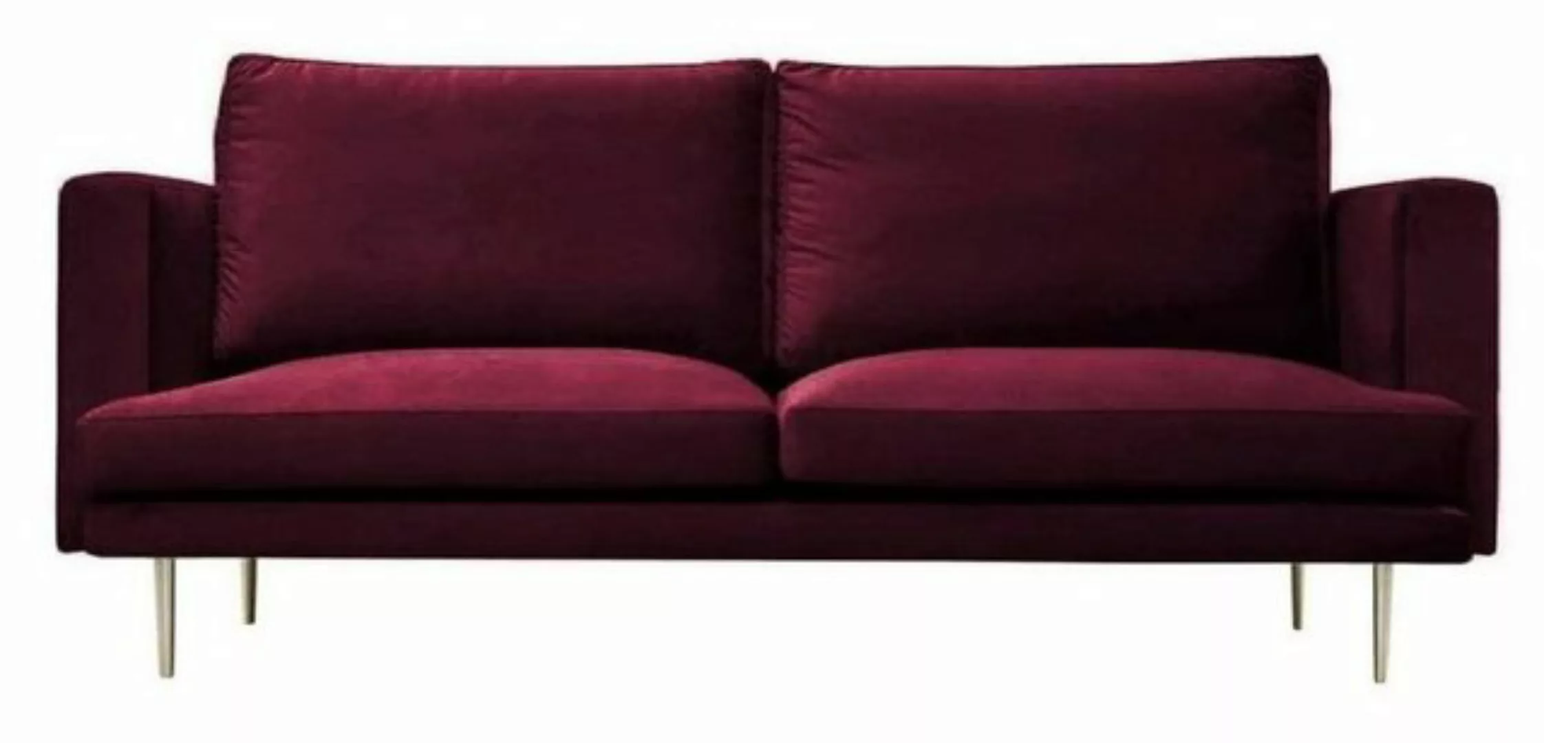 Xlmoebel Sofa Rotes Stoffsofa für das Wohnzimmer mit Design, Polsterung, He günstig online kaufen