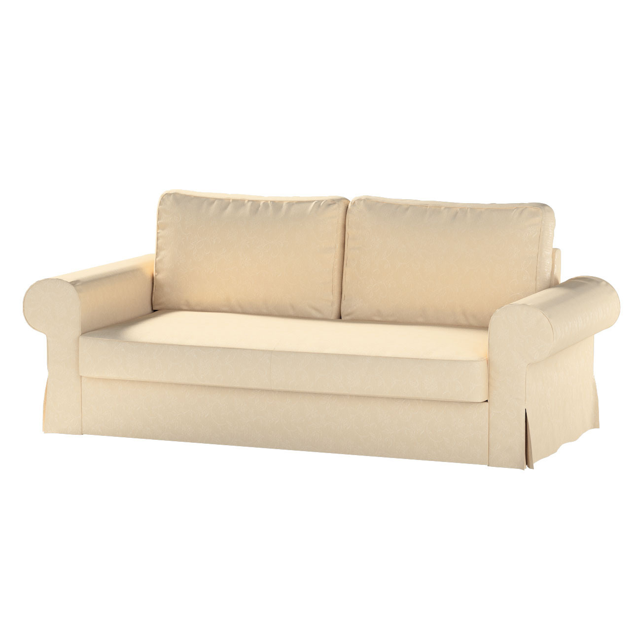 Bezug für Backabro 3-Sitzer Sofa ausklappbar, ecru, Bezug für Backabro 3-Si günstig online kaufen