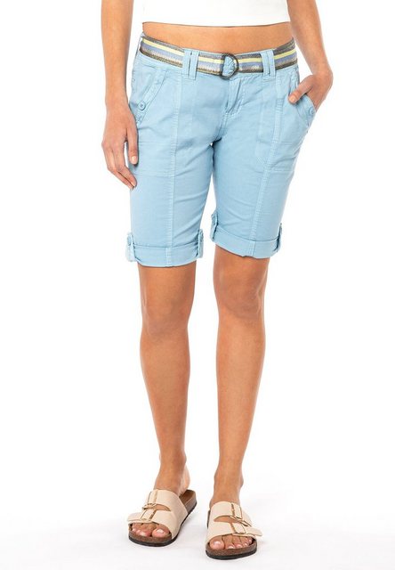 Fresh Made Bermudas Bermuda mit glänzendem Gürtel günstig online kaufen