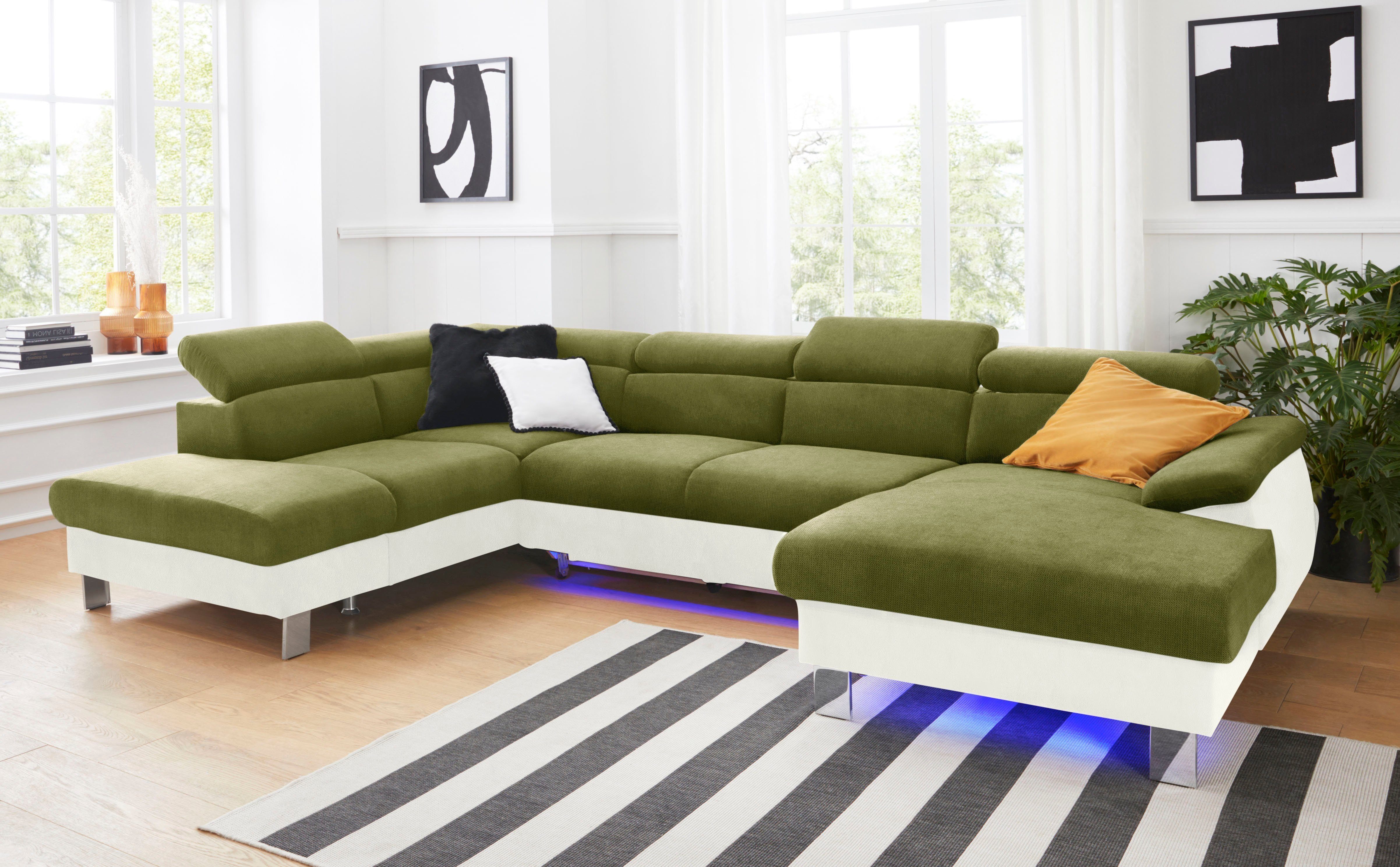 COTTA Polstergarnitur Komaris U-Form, (Set), Set günstig online kaufen