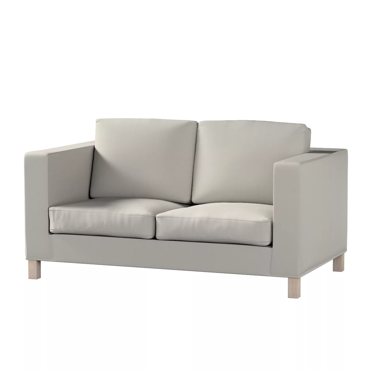 Bezug für Karlanda 2-Sitzer Sofa nicht ausklappbar, kurz, grau, 60cm x 30cm günstig online kaufen