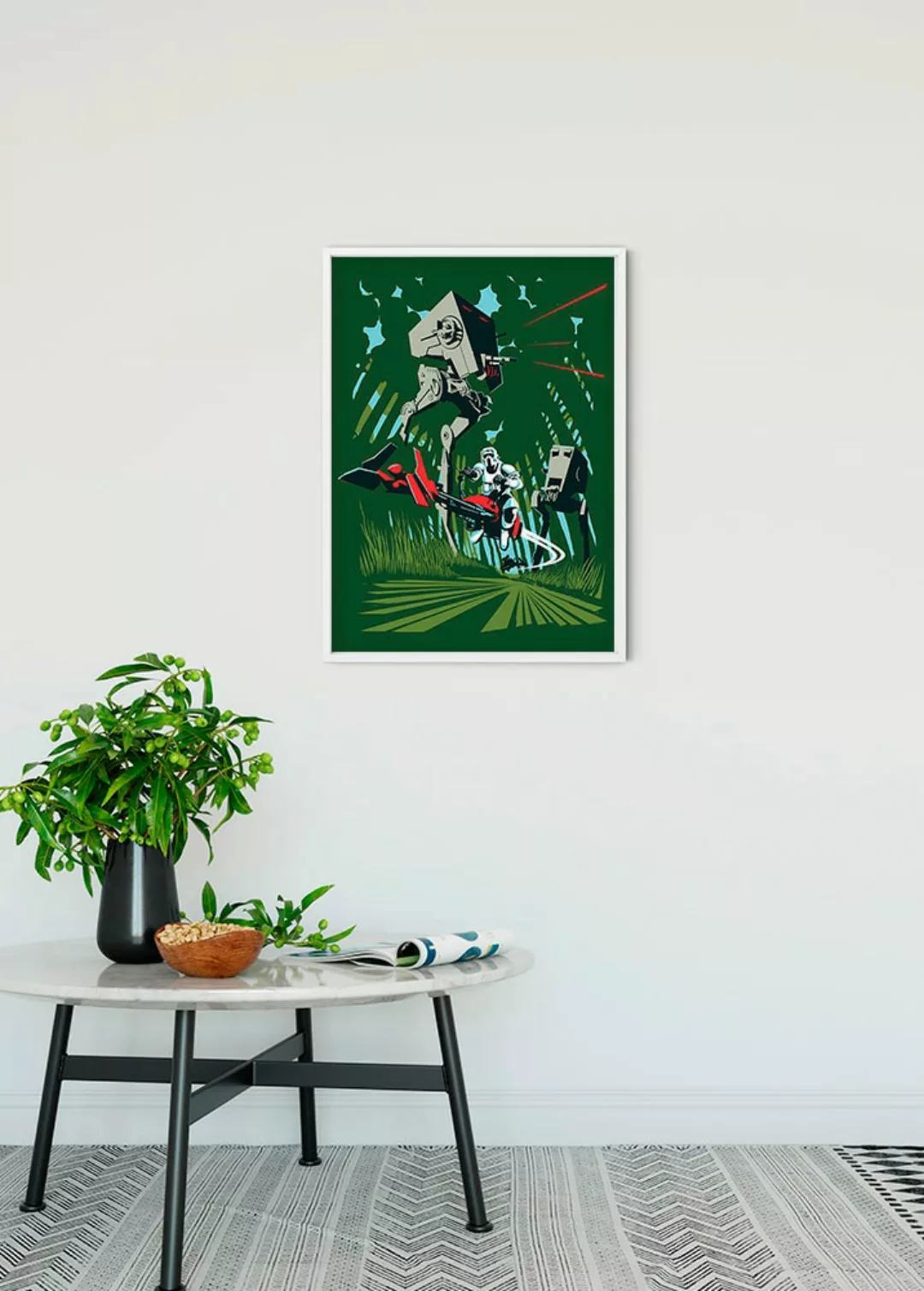 Komar Bild "Star Wars Classic Vector Endor", Star Wars, (1 St.), Wandbild z günstig online kaufen