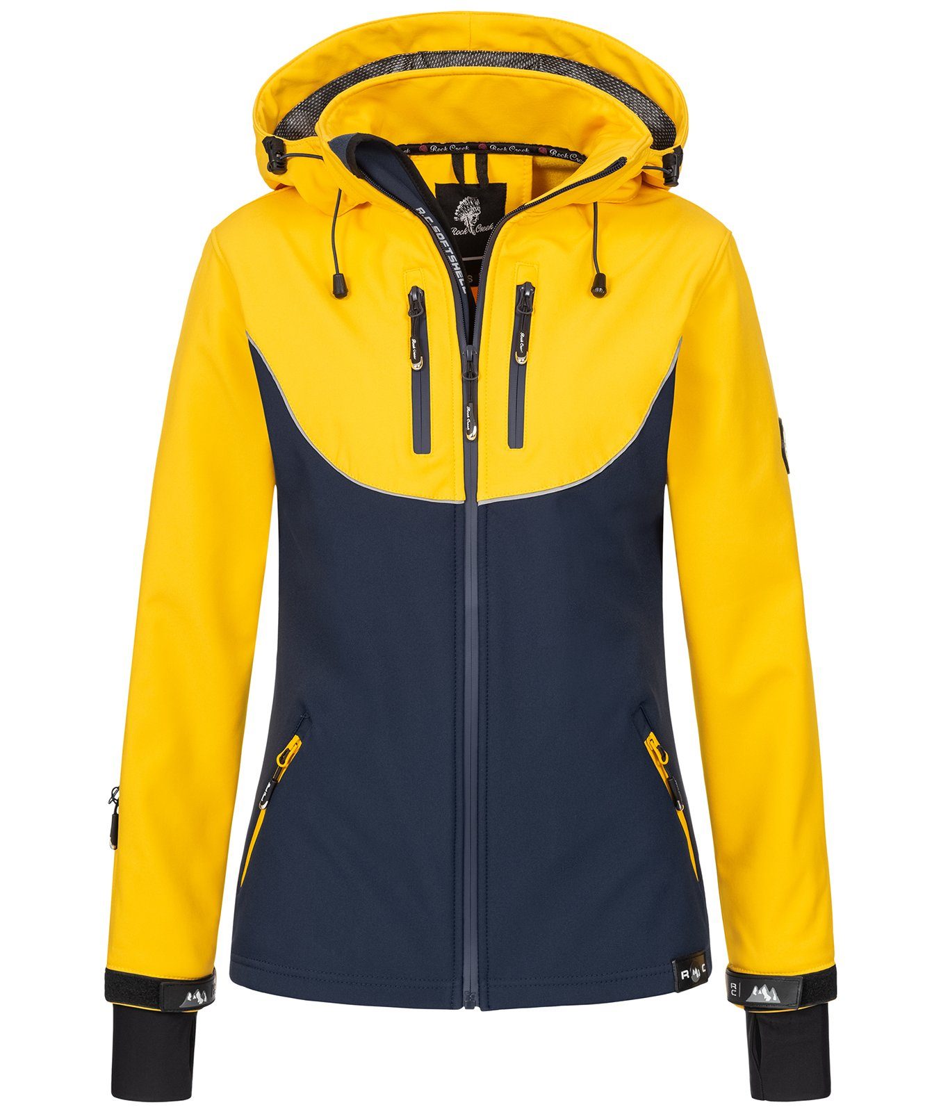 Rock Creek Softshelljacke Damen Softshelljacke Wanderjacke günstig online kaufen