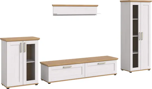 Home affaire Wohnwand »Cosenza«, (Set, 4 St.), Cosenza, Breite: 336 cm,2xVi günstig online kaufen