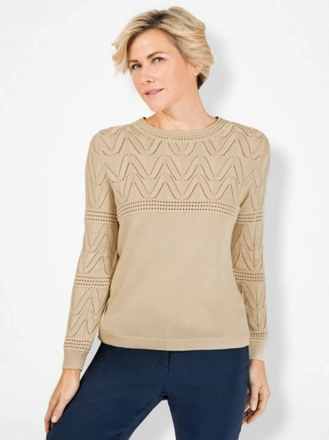 Witt Strickpullover Ajourpullover günstig online kaufen