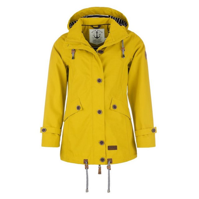 Blue Wave Funktionsjacke Damen Regenjacke Doreen mit Dekorknöpfen - Jacke m günstig online kaufen