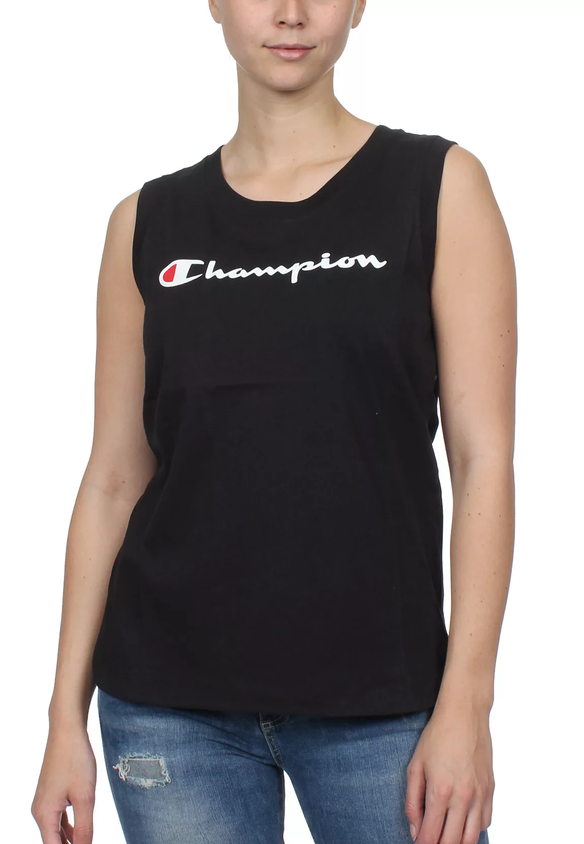 Champion Tanktop Damen 111396 S19 KK001 NBK Schwarz günstig online kaufen
