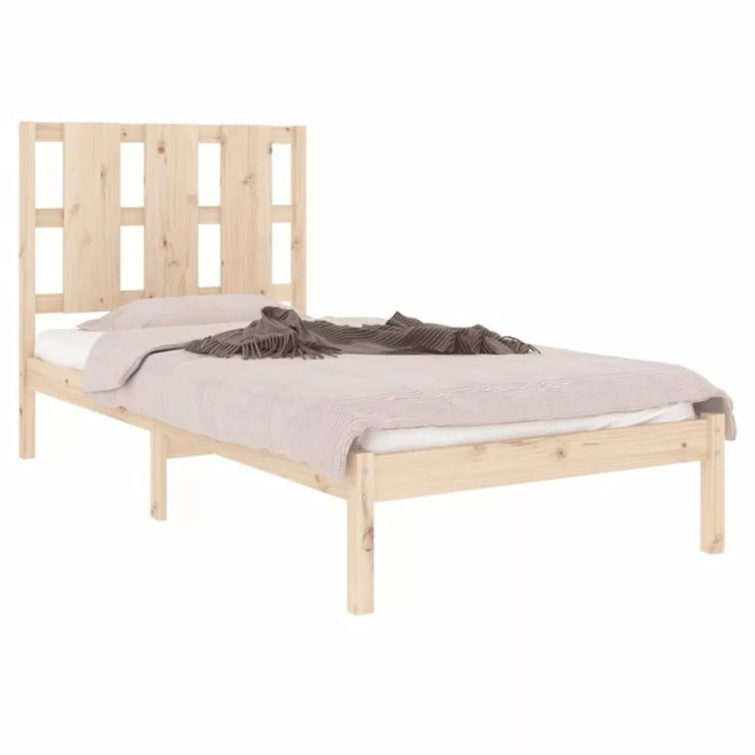 vidaXL Bett Massivholzbett ohne Matratze 100x200 cm Kiefernholz günstig online kaufen