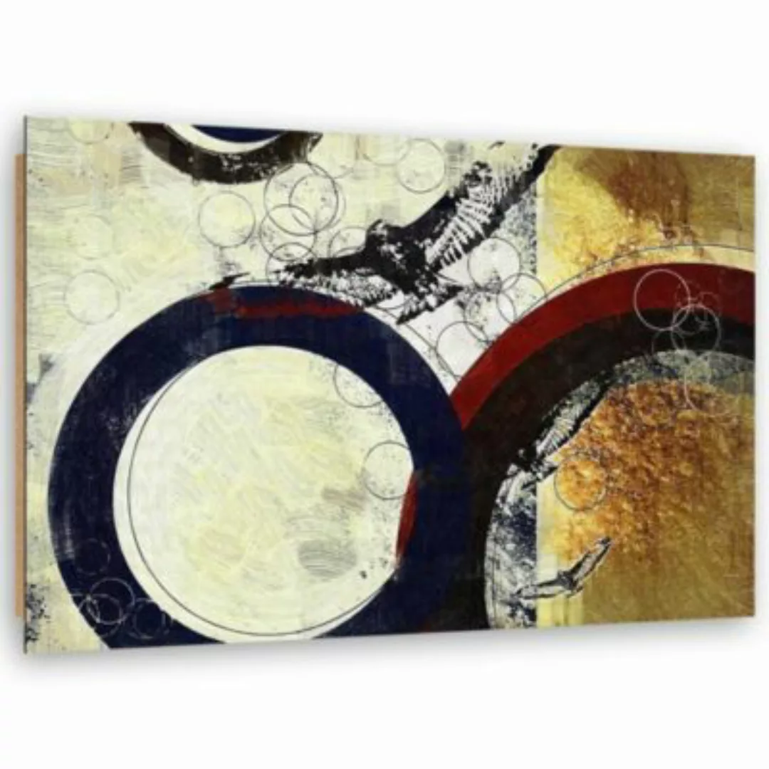 FEEBY® Kunst Abstraktionskreise Leinwandbilder bunt Gr. 60 x 40 günstig online kaufen