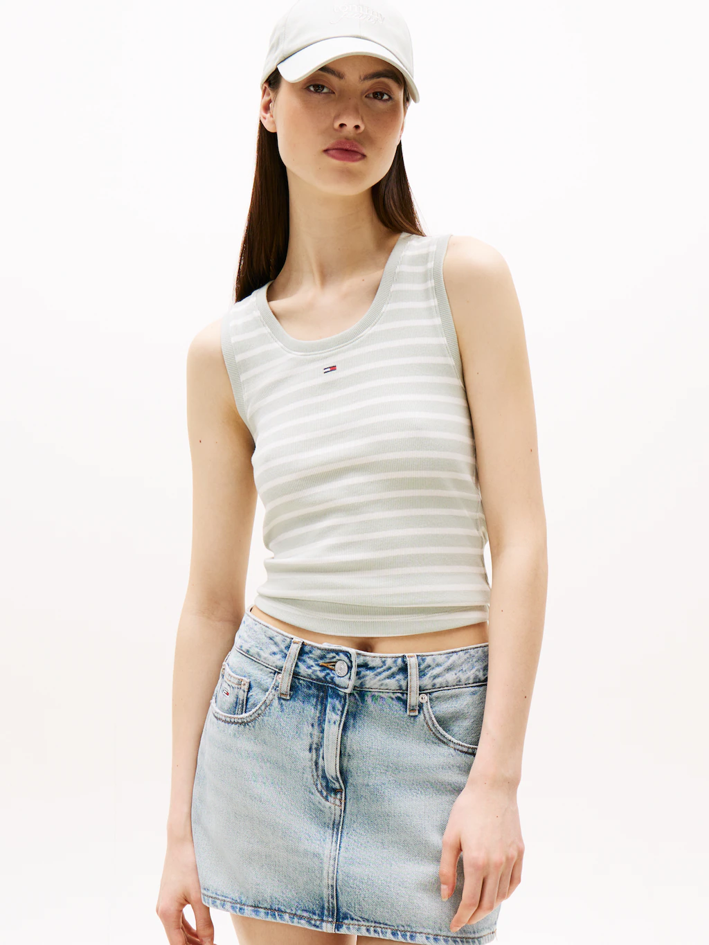 Tommy Jeans Tanktop "TJW ESSENTIAL RIB TANK EXT", mit gerippter Struktur günstig online kaufen