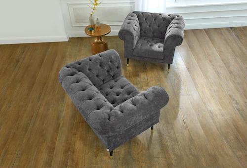 Home affaire Loveseat "Tinnum Loveseat, Chesterfield Sessel" günstig online kaufen