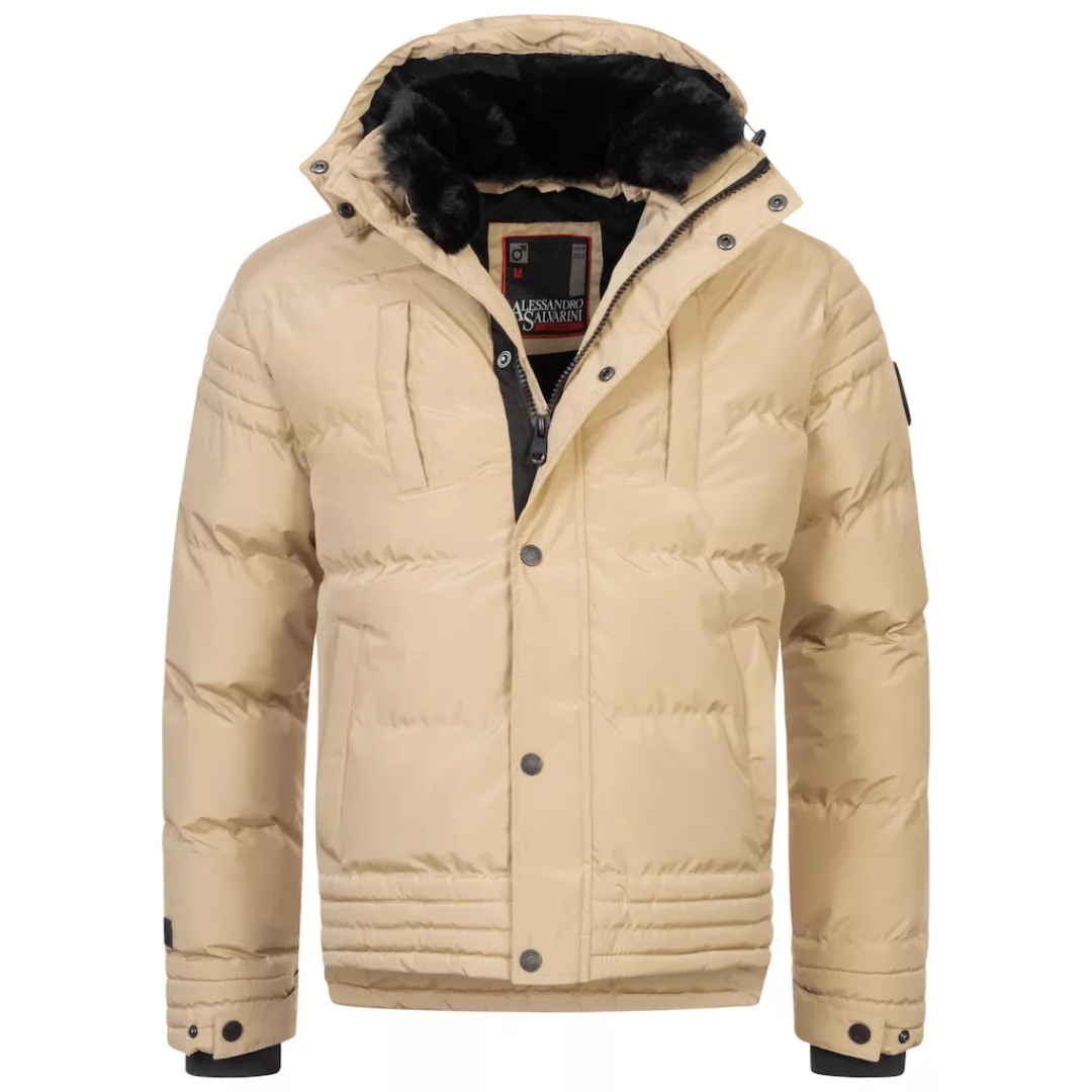 Alessandro Salvarini Winterjacke "ASFabiano", mit warmem Teddyfell und abne günstig online kaufen