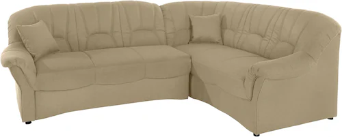 DOMO collection Ecksofa »Bahia, zeitlos und elegant, bequeme Armlehnen, L-F günstig online kaufen
