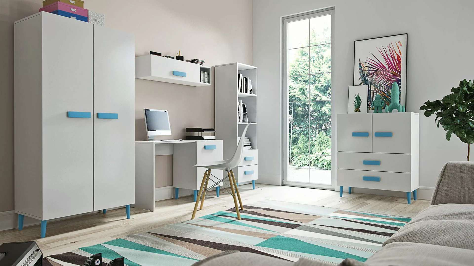 SM SEGA Jugendzimmer-Set LEMON 5-tlg Möbel günstig online kaufen