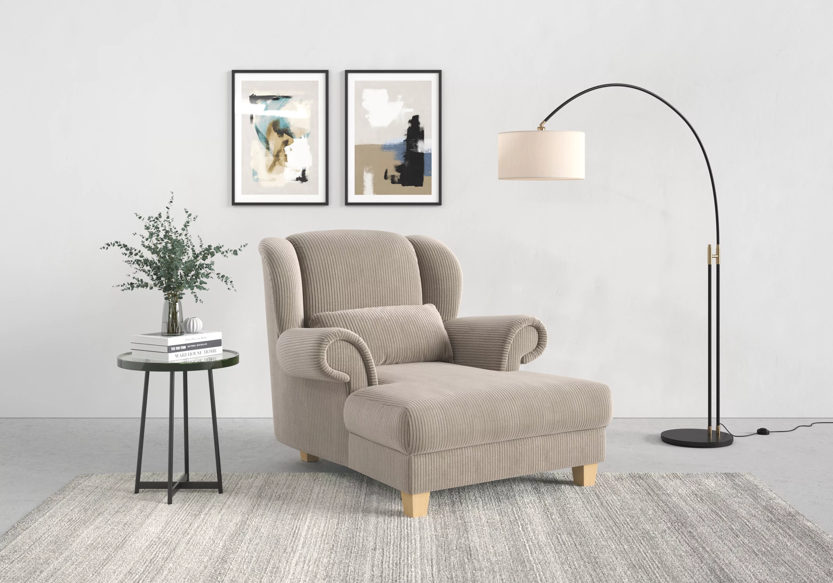 Home affaire Loveseat »Loveseat Queenie«, (1 St.), mit softem, weichem Sitz günstig online kaufen