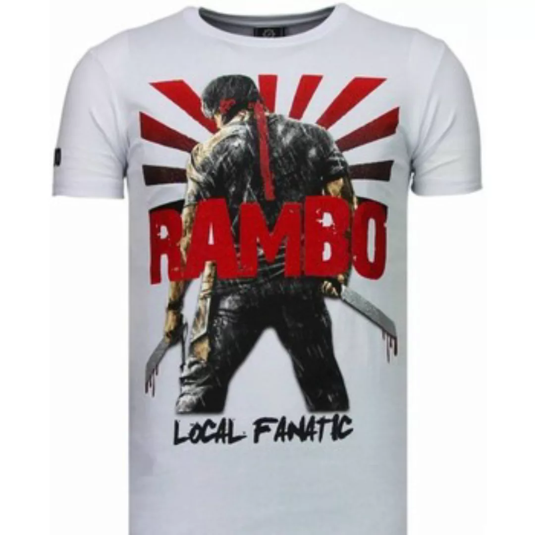 Local Fanatic  T-Shirt Rambo Shine Strass günstig online kaufen