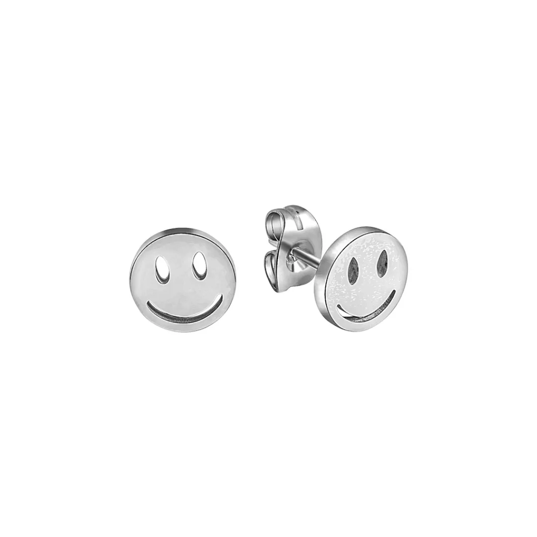 Vivance Paar Ohrstecker "Edelstahl Smiley" günstig online kaufen