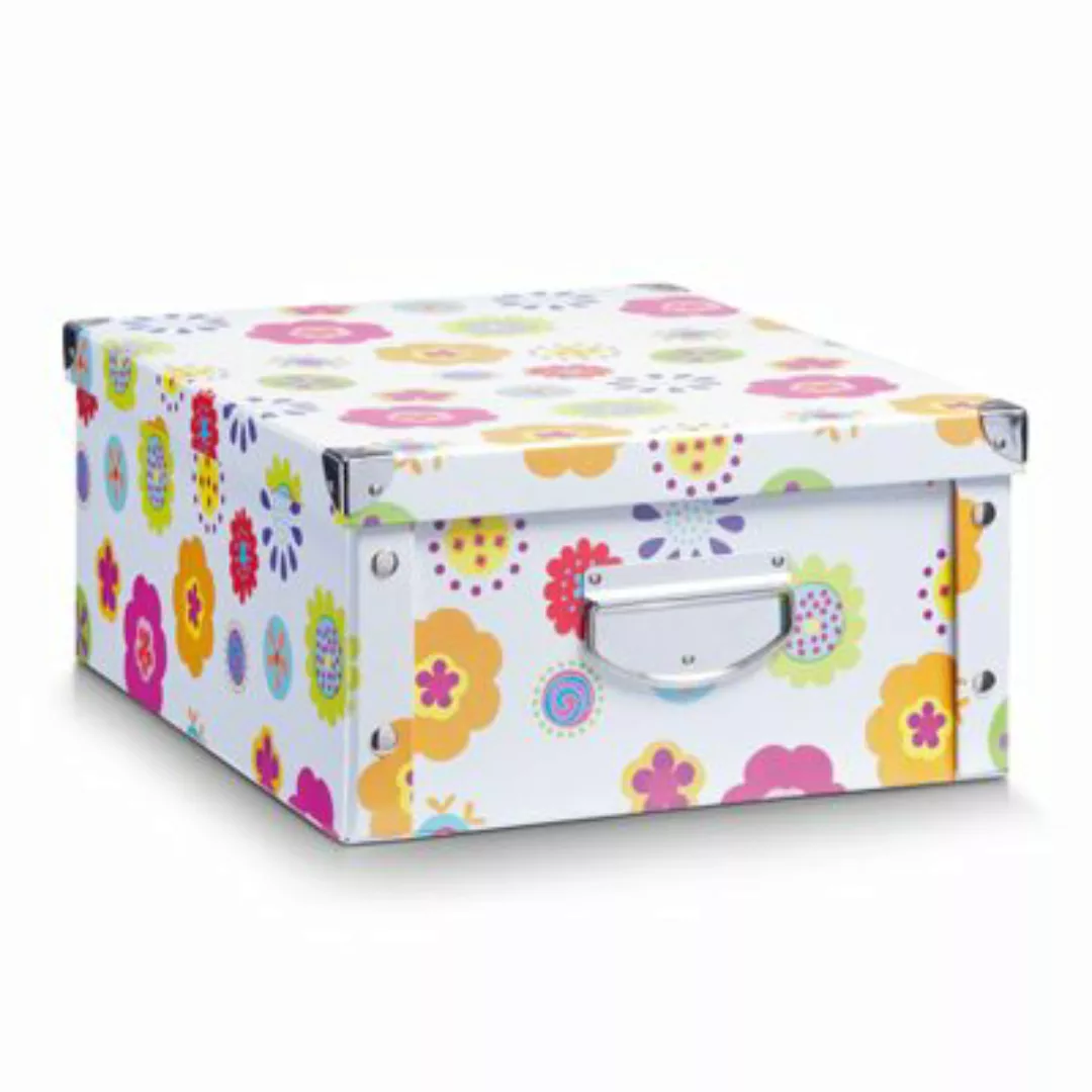 HTI-Living Aufbewahrungsbox mit Deckel 40 x 33 x 17 cm weiß günstig online kaufen