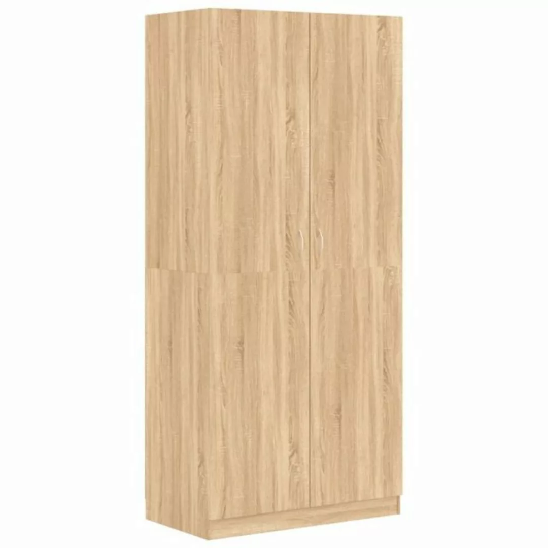 furnicato Kleiderschrank Sonoma-Eiche 90x52x200 cm Holzwerkstoff (1-St) günstig online kaufen