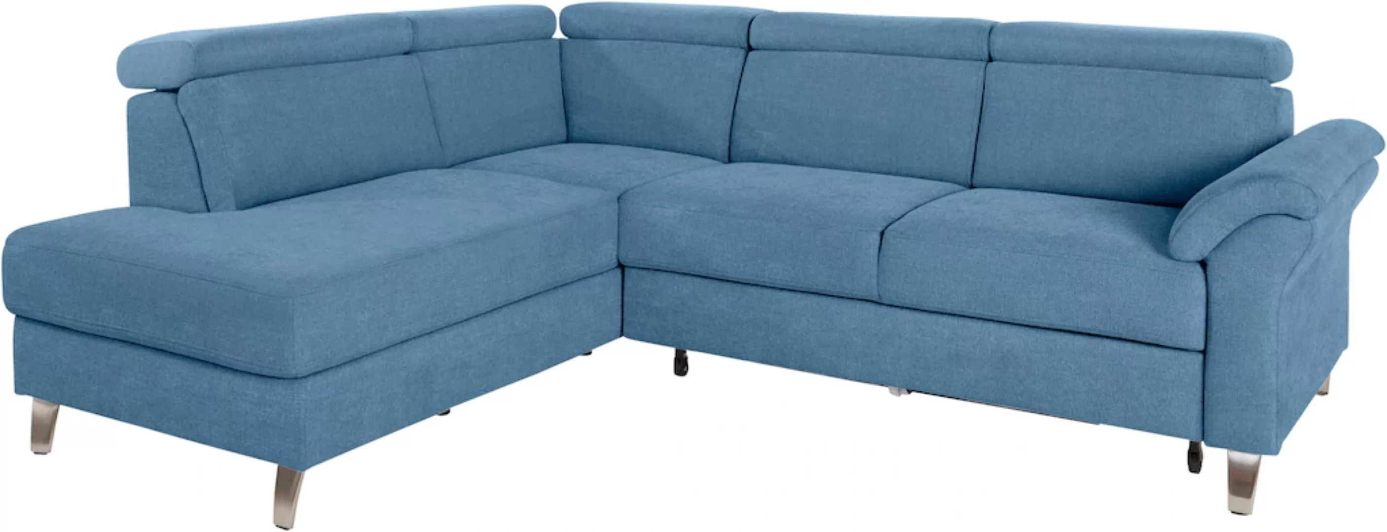 sit&more Ecksofa, inklusive Kopfteilverstellung, wahlweise mit Bettfunktion günstig online kaufen