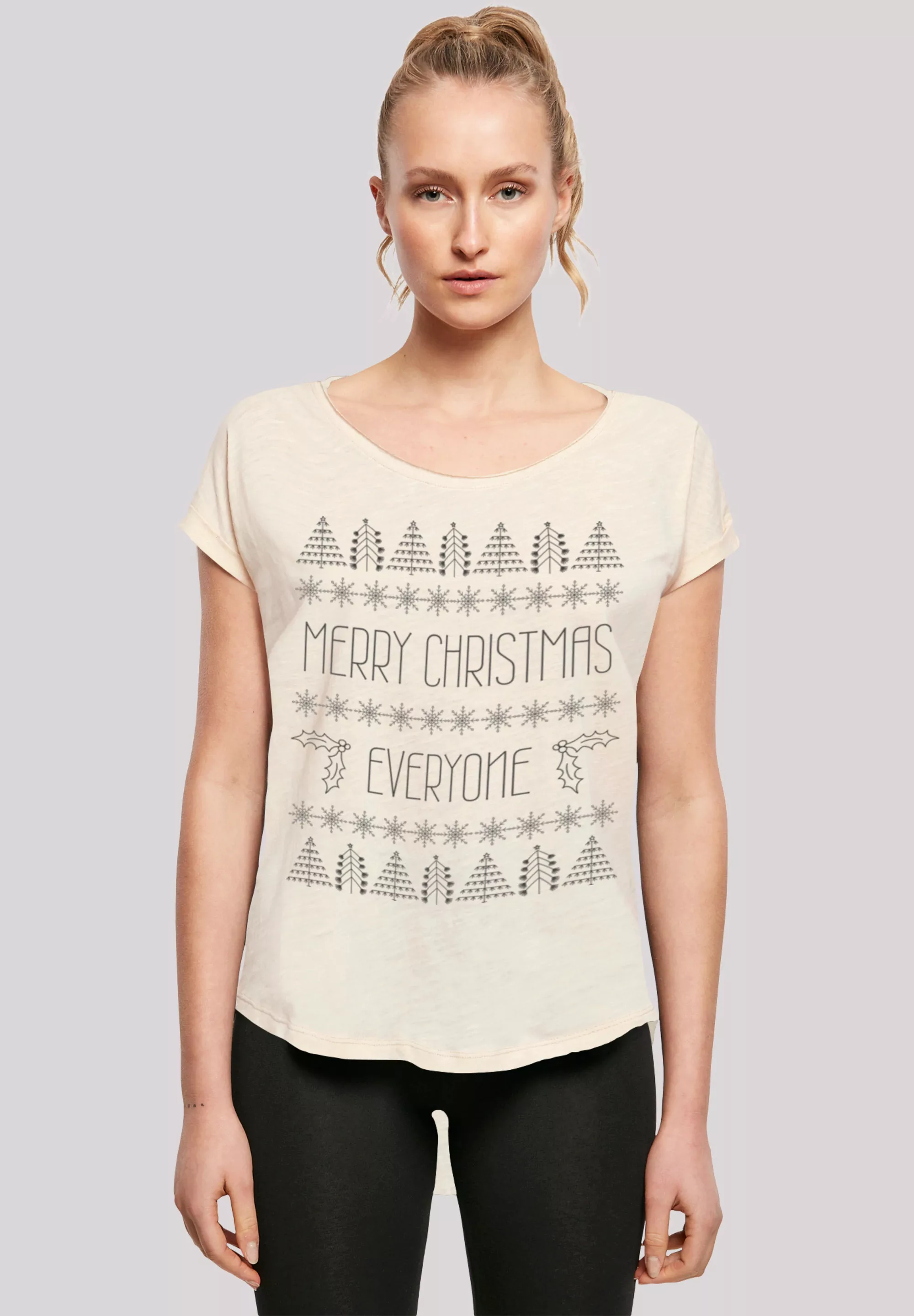 F4NT4STIC T-Shirt "Merry Christmas Everyone Weihnachten", Print günstig online kaufen