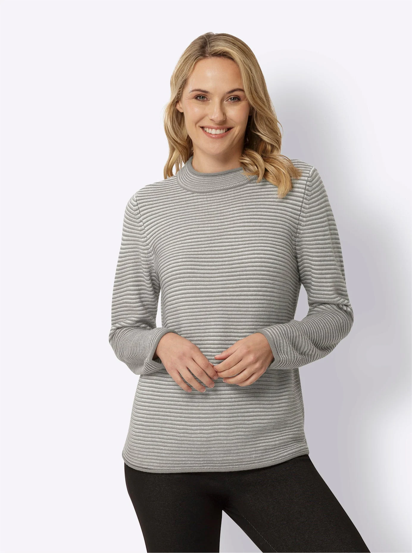 Classic Basics Stehkragenpullover "Stehkragen-Pullover" günstig online kaufen