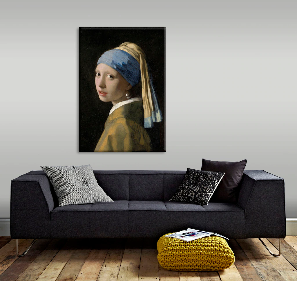 Art for the home Leinwandbild "Meisje met de pare, Jan Vermeer" günstig online kaufen