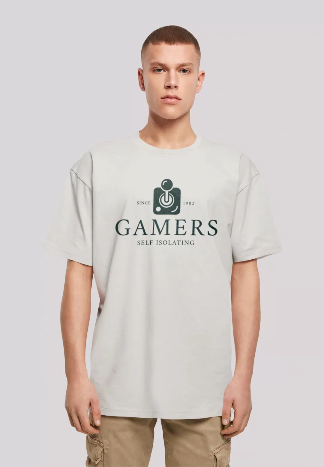 F4NT4STIC T-Shirt "Gamers Self Isolating Retro Gaming SEVENSQUARED", Print günstig online kaufen