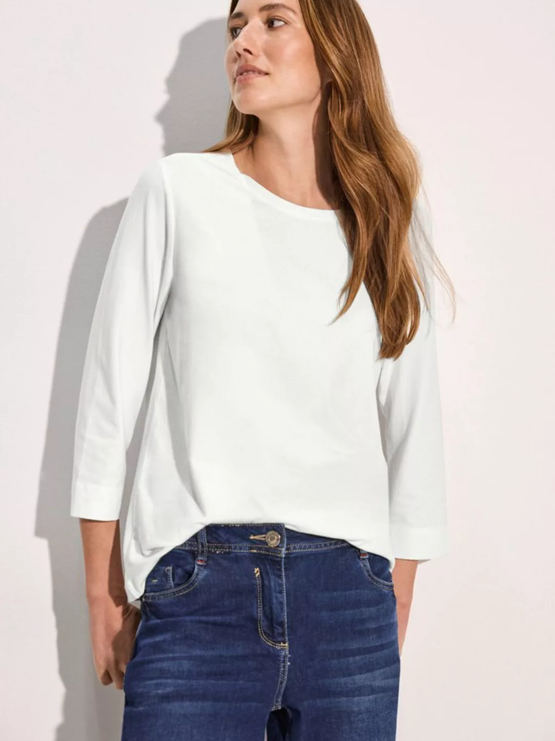 Cecil 3/4-Arm-Shirt (1-tlg) Plain/ohne Details günstig online kaufen