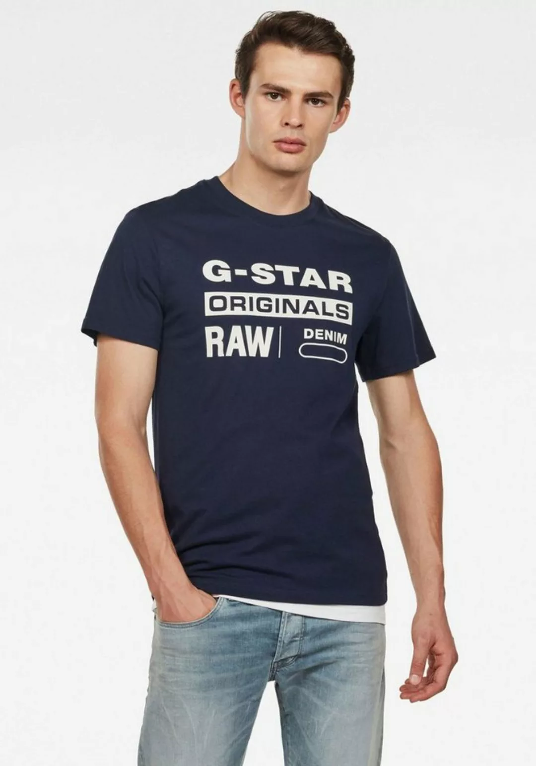 G-STAR Rundhalsshirt Swando günstig online kaufen