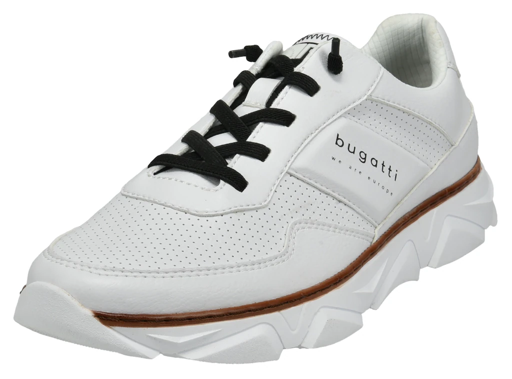 bugatti Slip-On Sneaker, Freizeitschuh, Halbschuh, Slipper mit Kontrast-Rah günstig online kaufen