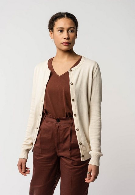 MELA Cardigan Damen Cardigan Rippbündchen günstig online kaufen