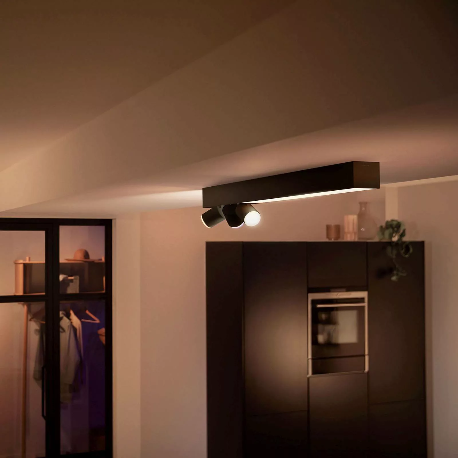 Philips Hue Centris Deckenspot dreiflammig schwarz günstig online kaufen