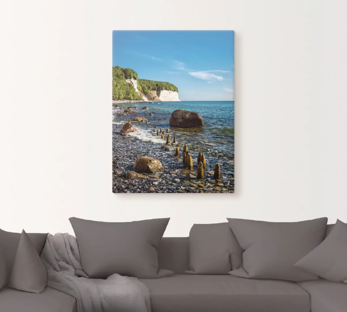 Artland Leinwandbild "Ostseeküste auf der Insel Rügen I", Küste, (1 St.), a günstig online kaufen