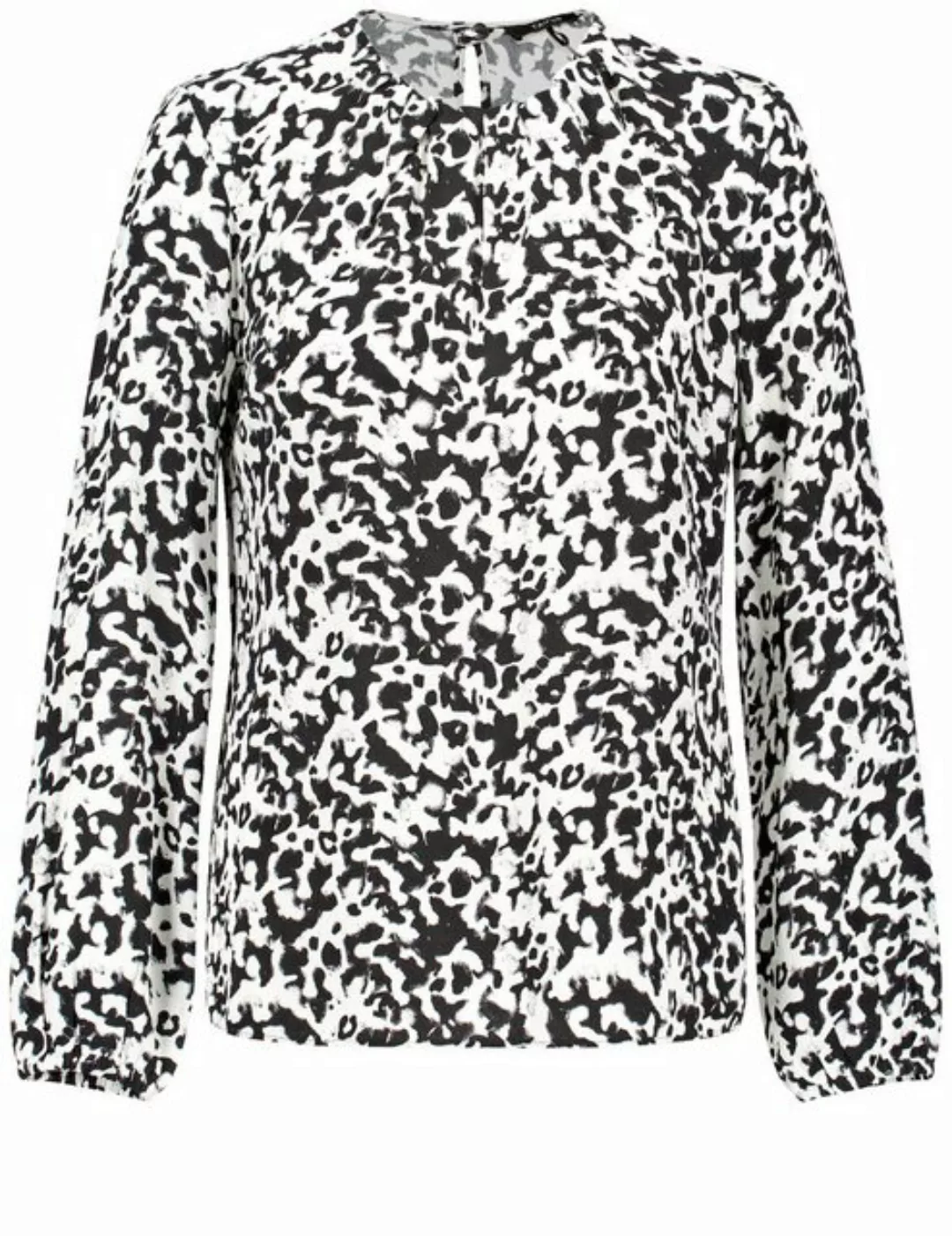 Taifun Langarmbluse Print-Bluse mit rundem Ausschnitt günstig online kaufen